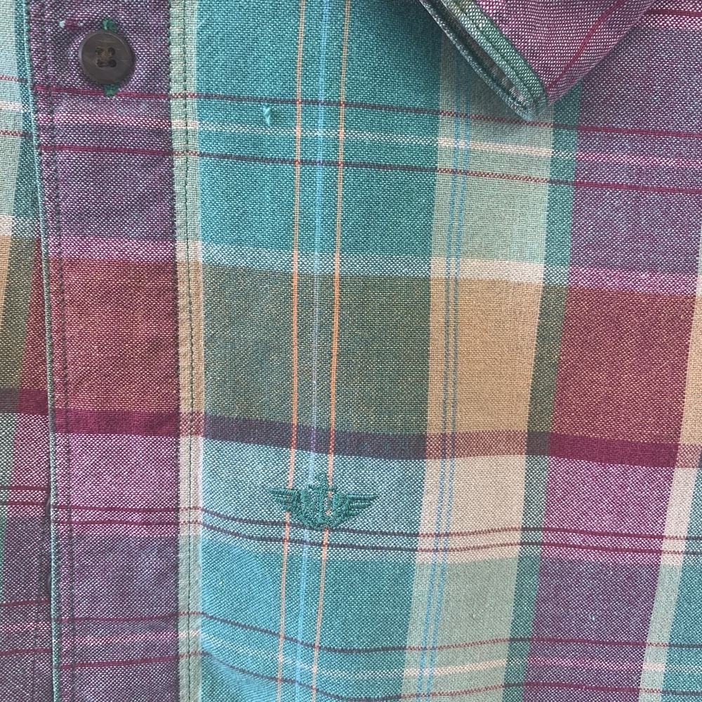 DOCKERS Men's Long Sleeve Plaid Button Down Shirt Size XL - Picture 3 of 16